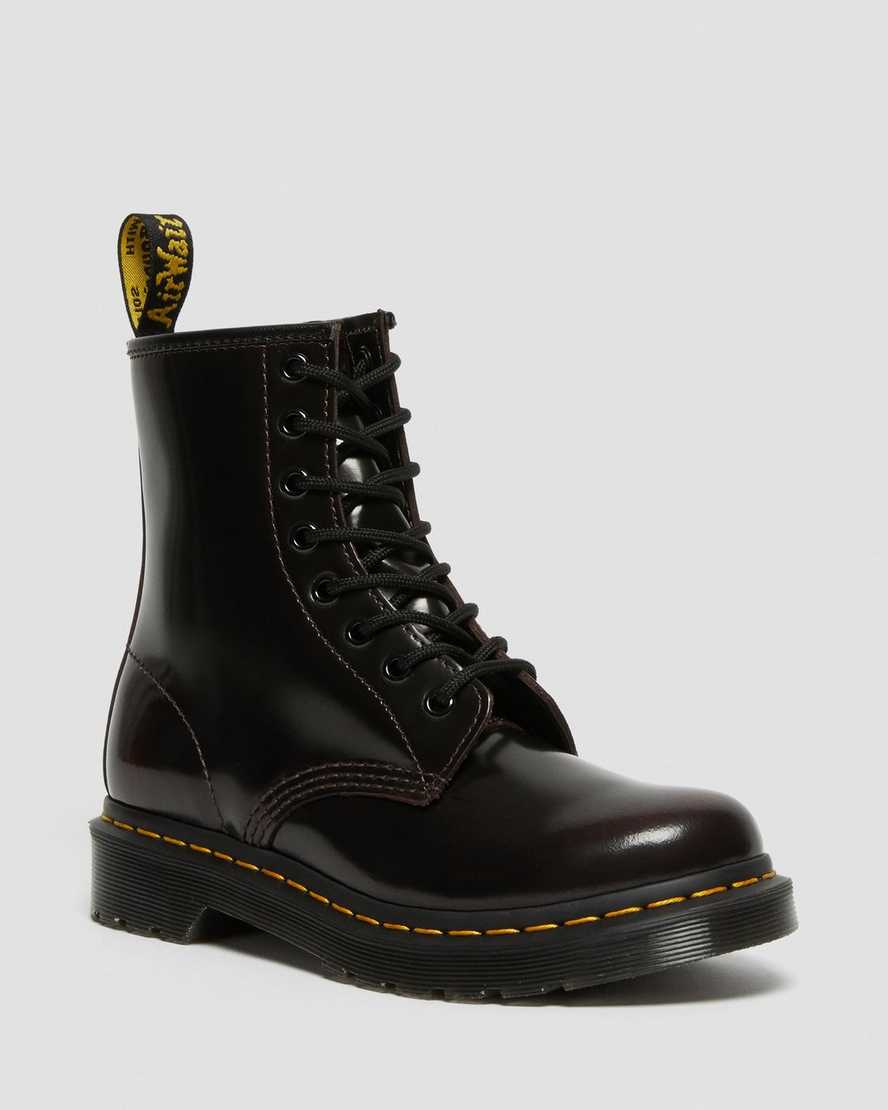 Dr. Martens 1460 Arcadia Nahka Naisten Nauhalliset Nilkkurit - Punainen Nilkkurit [941-XCKZFO]